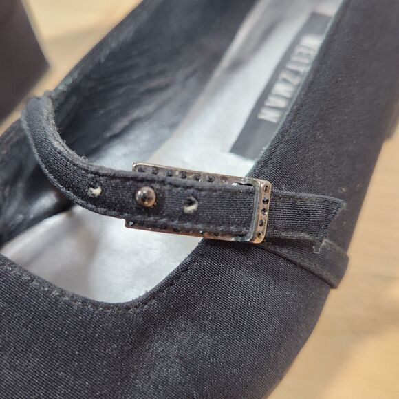 Stuart Weitzman Mary Jane Block Heel Shoes Women's Sz 6.5 Square Toe Classic - Picture 8 of 9